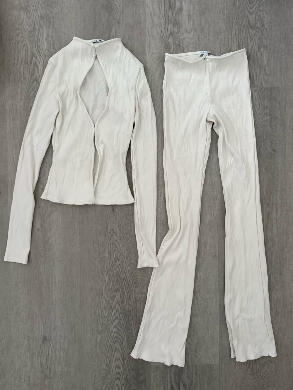 White Two Piece Fashion Nova Set